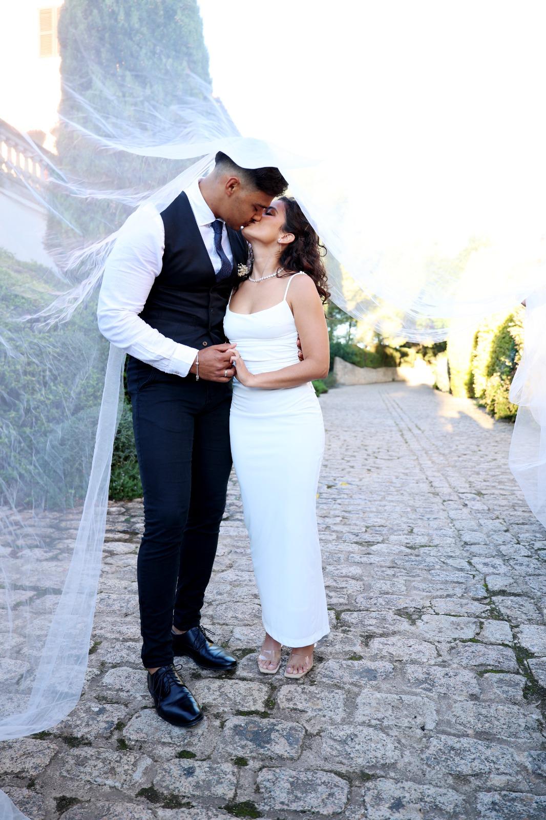 Hochzeitspaar auf Mallorca